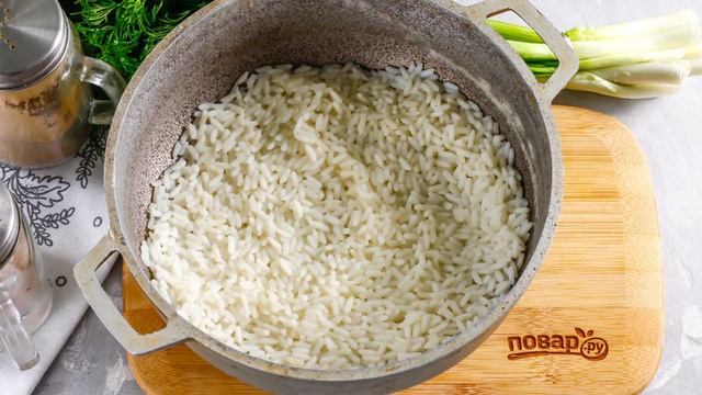 Салат Морской коктейль с рисом