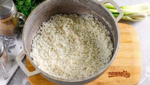 Салат Морской коктейль с рисом