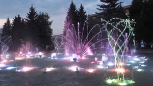 Поющий фонтан в Челябинске 25 05 2015г