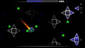 Subnautica Abandon Ship Geometry Dash level 4 minutes 21 seconds.