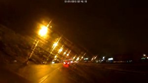 Санкт-Петербург. КАД. КОЛЬЦЕВАЯ АВТО ДОРОГА. Ночной Питер 8 января 2017/ видеорегистратор.02430024