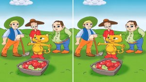 Упражнение для внимательности Найдите 4 отличия.