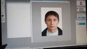 Фото на росийский паспорт Фотошоп 8.0