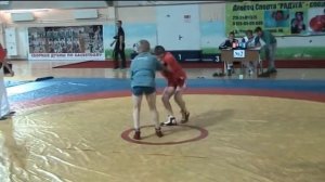 чистый бросок-выхват за пятку. Соколов Клим .SAMBO