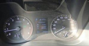 Hyundai Solaris седан II поколение, режим ECO.
