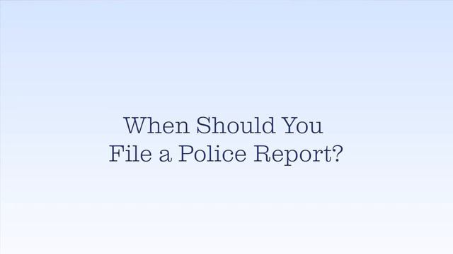 Should You File a Police Report for Identity Theft? It Depends | Aura смотреть онлайн
