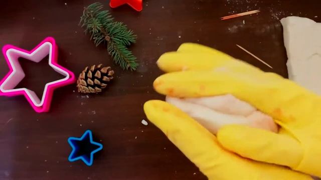 Холодный фарфор. Новогодние игрушки своими руками! Поздравление с Наступающим Новым Годом!