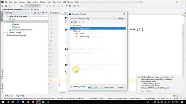 #21 JAVA | Hierarchical Inheritance | Type of Inheritance in Java | Object Oriented Programming