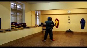 Спарринг Кунг фу. Обучение в школе единоборств.