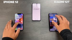 IPhone 12 VS Xiaomi 12T - First SPEED TEST