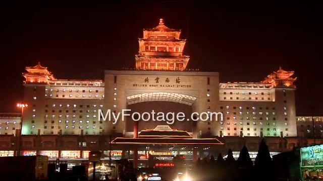 Beijing, China- Beijing West Railway Station (2) смотреть онлайн