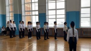 Военно-патриотический школьный конкурс строя и песни «Аты-Баты».