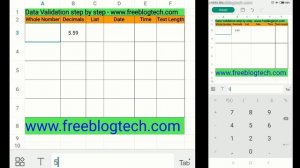 WPS office Tutorial in Mobile Part 23 _ EXCEL MENU - DATA VALIDATION ,  हिन्दी में