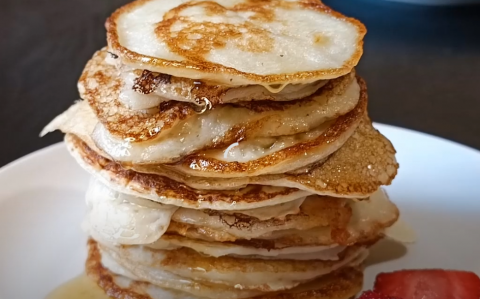 Оладьи на кефире.