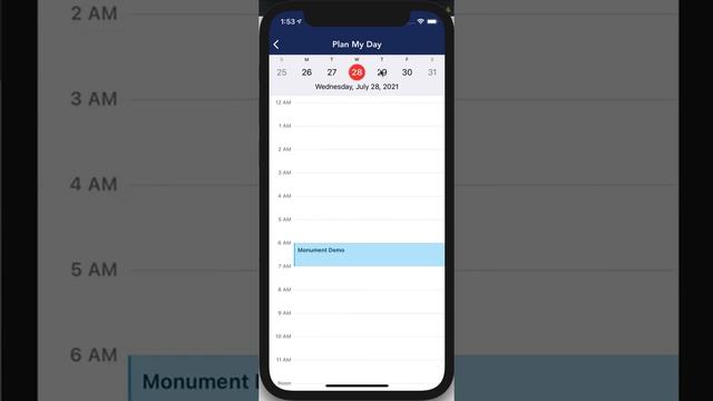 Monuments App UI
