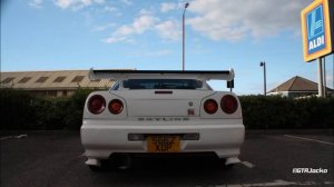 Nissan Skyline R34 - Start Up, Acceleration