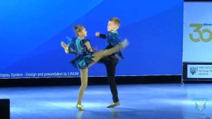 Ярослав - Эвелина ФИНАЛ, Дети М, Харьков, акробатический рок-н-ролл 2021-12-04