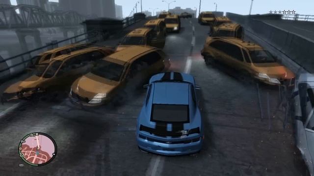 GTA 4 - 999 Tons Camaro - Bridge Of Destruction 