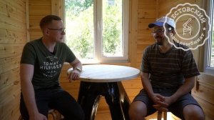 Обзор бюджетной бани размером 3 на 6 метров из бруса с металлочерепицей. ЛО, посёлок им. Морозова