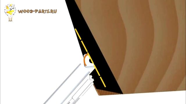 Угловая стяжка для сборки барных стоек Zipbolt 11.600