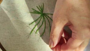 Мастер класс по вышивке лаванды узлом рококо