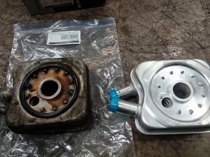 Масленый радиатор на Пассат Б4