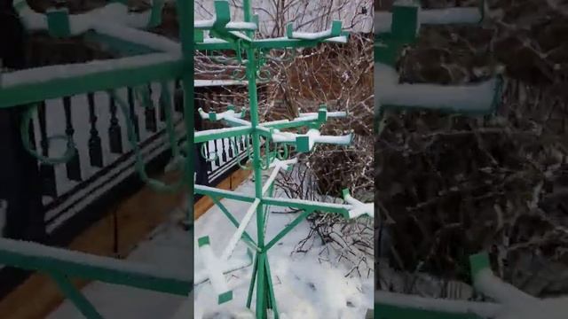 Обзор небольшой зимней дачи любимой нашей.
