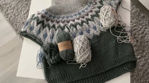 Моя первая лопапейса готова. Как я вяжу жаккард? Напёрсток для жаккарда Clover. Новая шапка.