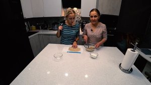 Овсяное печенье с солёным арахисом. Печенье за 5 минут. Готовим с мамой.