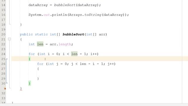 How to Do a Bubble Sort in Java (Simple) смотреть онлайн