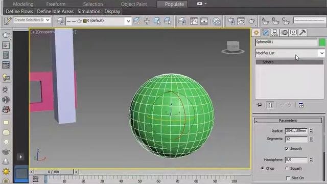 3dmax  Группы сглаживания, модификатор Smooth, как избавиться от затемнения на поверхности полигоно