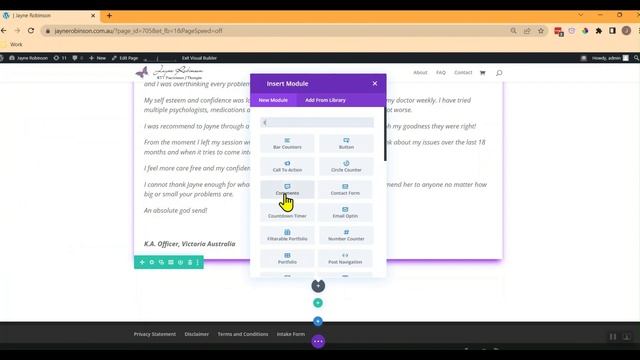 How to Create a Testimonial Page in WordPress using Divi Builder #wordpresstutorial