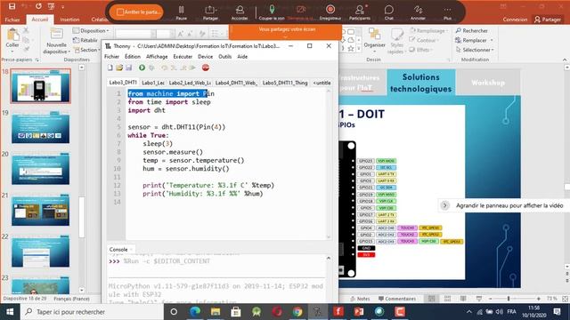 Visualiser la température et l'humidité смотреть онлайн