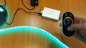 Распаковка и обзор контроллера и радиопульта управления светодиодной RGB-лентой на eBay.