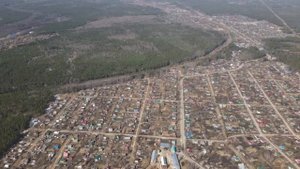 Селивановский Район Красная Горбатка с высоты птичьего полета