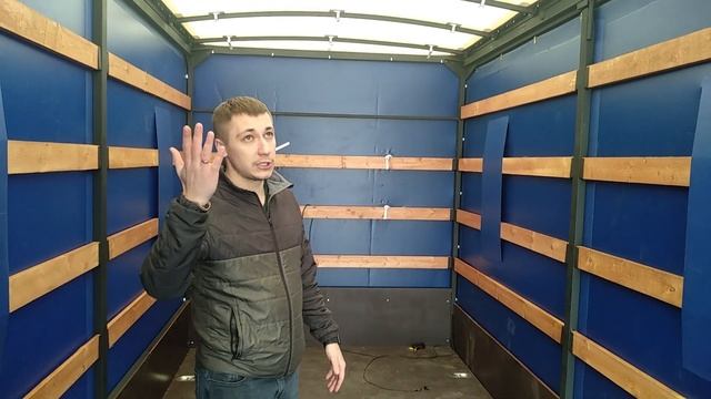 Европлатформа с воротами из композитного пластика. ГАЗЕЛЬ НЕКСТ