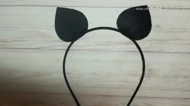 Ободок « ушки » по шаблону  ,мк / Bisel 
