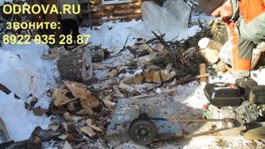 Конусный дровокол на мотоблоке 6,5 лс