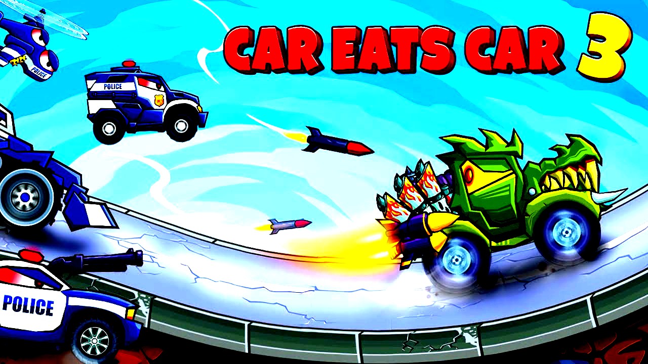 Car Eats Car 3 геймплей игры для Android🔘🔵🔴 🅰🅽🅳🆁🅾🅸🅳🅿🅻🆄🆂👹 #Car Eats Car 3