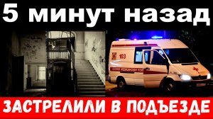 5 минут назад _ застрелили в подъезде _ погиб народный артист России