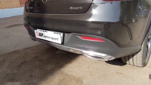 Mercedes GLE400 exhaust valvetronic AGP motorsport