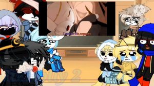 Sans Aus React to ships! ||Undertale Aus||GCRV||Part 2||Cream Ship||