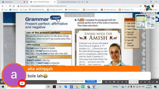 PULSE 2 (Grammar : Present Perfect) page 76 смотреть онлайн