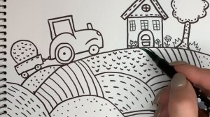 Как нарисовать ферму / How to draw a farm