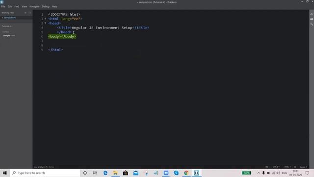 Angular JS Environment Setup | Angular JS Tutorial For Beginners | #4