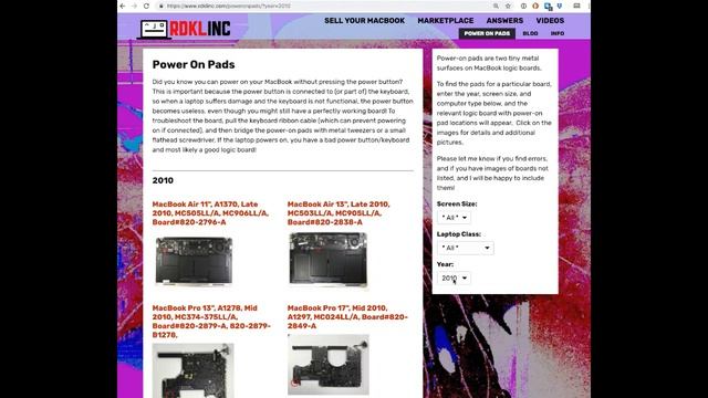 PowerOnPads.com: Power on your MacBook without the power button - is your logic board still good? смотреть онлайн