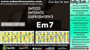 Минус для гитаристов Ми Минор Em фанк блюз