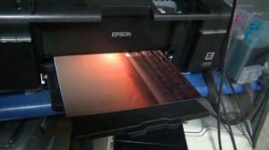Печать Российскими чернилами "Победа" на струйном принтере Epson