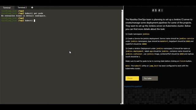 Deploy Jenkins on Kubernetes KodeKloud Engineer Devops Task Success смотреть онлайн
