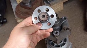 установка а/п насоса KANZAKI KPL23  на двигатель Kubota v1405.